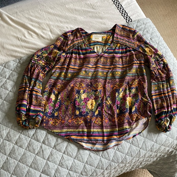Anthropologie Maeve ceresco peasant top - Picture 2 of 2